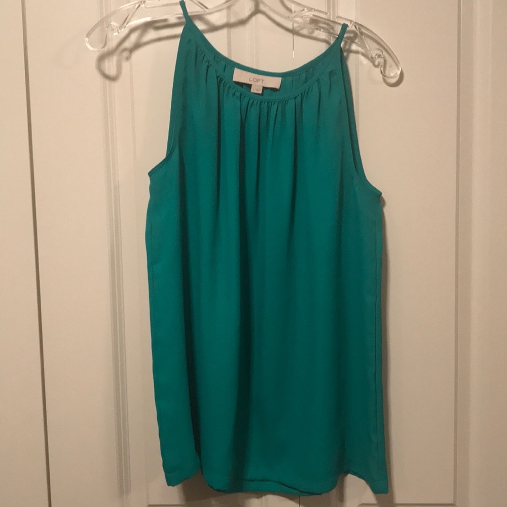 Gorgeous Green Flowy Halter Top!